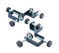 Abrazaderas de montaje para puerta de cajón, 2 abrazaderas de puerta de gabinete para instalación frontal de cajón, abrazadera de fijación de cajón resistente para vitrina, organización de armario