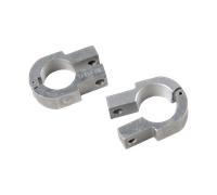 Abrazaderas de Paramanos Polisport Protaper Plata