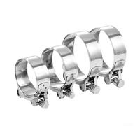 Abrazaderas de perno articuladas robustas, acero inoxidable V2A, rango de sujeción 68 73 mm (56-59 mm)