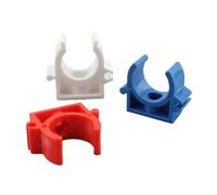 Abrazaderas de PVC en forma de U para, Abrazaderas for tubería de agua tipo U PVC, clips for 16 mm/20 mm, paquete 10 multicolores(10pcs 20mm blue)