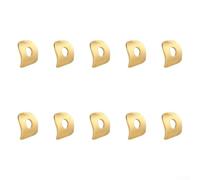 Abrazaderas de repuesto para sillín de bicicleta, aleación de cobre, paquete de 10 unidades, cuñas ergonómicas curvadas, ligeras, 1,4 g, orificio preciso de 5,3 mm, para varillas M5, repuesto de