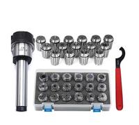 Abrazaderas de resorte ER25 MTA MTB MT4 MT3 MT2 ER25 M12, portabrocas, cono de mango Morse for herramienta de torno de fresado ER25(MTA2-ER25-16pcs)