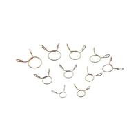 Abrazaderas de resorte for manguera gasolina, cincadas, for línea combustible, M5/M6/M7/M8/M9/M10/11/M12/M13/M14, 10/20/50 unidades(50pcs M14)