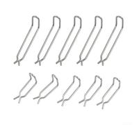 Abrazaderas de resorte para Karcher K3, K4, K5, K6 para lavadoras a presión K7 de acero inoxidable 304, juego de 10 piezas incluye tipos cortos y largos