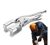 Abrazaderas de soldadura en forma de U: diseño de alicates de bloqueo de 9 pulgadas, estructura de agarre de tornillo de banco resistente, construcción de metal resistente al calor, fuerte poder de su