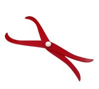 Abrazaderas de tallado en arcilla herramientas artesanales pierna doblada abrazadera de cerámica portátil duradera acrílica medición de cerámica escultura de modelado escultura roja