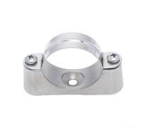 Abrazaderas de tubería de acero inoxidable de diseño elegante, accesorios esenciales para varias industrias, incluye diez piezas (32-35 mm)