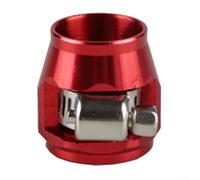 Abrazaderas de tubo AN4 para línea de combustible de aleación de alta calidad, seguras para mangueras de aceite y agua, fácil de instalar, negro, plateado, rojo, azul, dorado, morado, aplicación