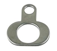 Abrazaderas de Tubo de Luz Accesorios modificación motocicletas Soporte interruptor faro Botón foco 22 mm Montaje en manillar soporte de ventosa montaje(Type for H)
