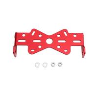 Abrazaderas de Tubo de Luz Kit de soporte de montaje para faro delantero de motocicleta, de aleación de aluminio de aviación 7075, compatible con Suzuki DRZ400 Soporte para seña de giro para(Red)