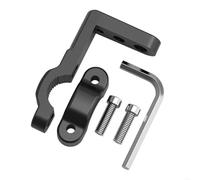 Abrazaderas de Tubo de Luz Soporte de montaje multifunción para manillar de motocicleta de 17-22 mm, 10 mm, 8 mm y 6 mm, compatible con rosca M6 y M8 para luz de base. Soporte de Barra de Luz(Black)