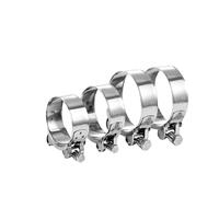 Abrazaderas de tubo de manguera potente de acero inoxidable 304, sellado de tuberías de aire y agua de escape, herramienta de soldadura de reparación de fuerza potente, 1 Uds.(188-200mm)