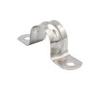 Abrazaderas de tubo en forma de U, 5-100mm, correa de dos agujeros de acero inoxidable, clip de tubo de conducto, abrazaderas de sillín de plomería, 2/10 Uds.(M5 10pcs)