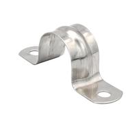 Abrazaderas de tubo en forma de U de acero inoxidable de 5 a 100 mm, con dos orificios, for tuberías de agua y plomería, 2 o 10 unidades(M12 10pcs)