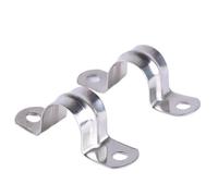 Abrazaderas De Tubo En U Abrazaderas de tubo en forma U 5-120mm, abrazadera acero inoxidable 304, soporte for montaje correa Pip, Clip conducto, sillín plomería(M80-80mm-2pcs)