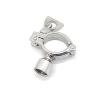 Abrazaderas de tubo SS304 con hembra G1/2" Abrazaderas de tubo de fundición de acero inoxidable Soporte de tubo de alta resistencia 1/2"-4"(4inchX102mm 387g)