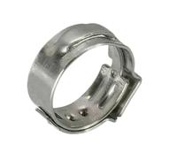 Abrazaderas de una sola oreja continuas, 6,5-38,1mm, abrazaderas de manguera de acero inoxidable 304, anillos tipo abrazadera for sellar tipos de manguera, 25 uds.(25pcs 21.0mm)