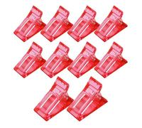 Abrazaderas de uñas para uñas de gel,Clip de uñas para sujetar las uñas | 10 piezas de molde de uñas de extensión de formas de uñas de gel de polietileno - Práctico clip de uñas de gel de polietileno