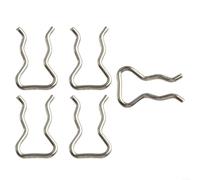 Abrazaderas de válvula solenoide de acero inoxidable para inyector de riel común Bosch 5pcs