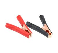 Abrazaderas eléctricas recubiertas de 100 A de capacidad, clip de prueba de durabilidad para batería y soldadura, abrazaderas de soldadura ergonómicas