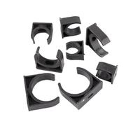 Abrazaderas en forma de U para tuberías de PVC, Abrazaderas de tubo de PVC en forma de U (paquete de 20/50/100) for diámetro interior de 20-50 mm (multicolor)(100pcs,Inner Dia 20mm)