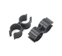 Abrazaderas for tubería de freno 25 mm, conector doble abrazadera tipo H for PVC, for acuarios jardín, varios paquetes(20Pcs)