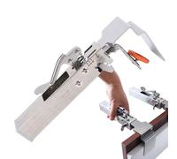 Abrazaderas frontales cajón, abrazaderas de instalación de gabinete ajustables tipo prensa acero inoxidable Plantilla cajón para instalar gabinetes