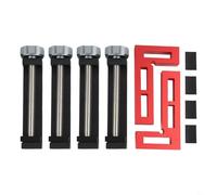 Abrazaderas G de aleación de aluminio, abrazadera de mesa ajustable para carpintería, carpintería y proyectos de construcción, agarre fuerte sin daños, paquete de 3 o 6 (B)