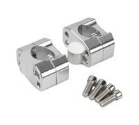 Abrazaderas Manillar Motocicleta 22 Mm Y 28 Adaptadores Paraevadores 7/8" 1-1/8" Para Pit Bike Piezas Modificación De Motocross Elevador Riser(Color-S)