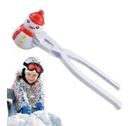 Abrazaderas para bolas de nieve de 1/7 piezas - Abrazaderas para bolas de nieve, kit de juguetes de nieve, clips para bolas de nieve, juguetes para bolas de nieve | 13 x 3 pulgadas moldes para moldes