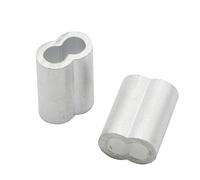 Abrazaderas para cables Bridas de aluminio con casquillo for carcasa, clip ovalado de aluminio de 8 formas, 1 mm-12 mm(1.2mm*100)