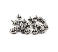 Abrazaderas para cables de acero inoxidable M3 304 con perno simple y cojinete para cables (20 unidades)