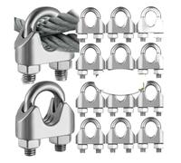 Abrazaderas para cables metálicos, Abrazadera de cable en forma de U de acero inoxidable 304 M3 M5(M5-5pcs)