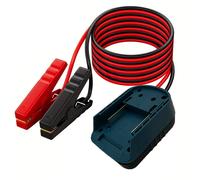Abrazaderas para cables puente para baterías de 18 V con adaptador Power Wheel