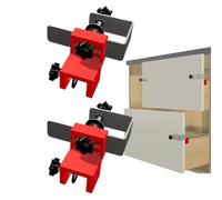 Abrazaderas Para Fijación De Cajones | Clips De Fijación Para Frontales De Armario | Guía De Perforación Para Muebles Carpintería Ebanistería Cocina Instalación Profesional