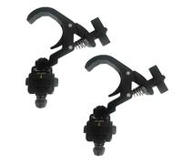 Abrazaderas Para IluminacióN EscéNica 2 piezas modelo luces profesionales gancho proyector DJ Navidad fiesta baile cabezas móviles iluminación clip equipo