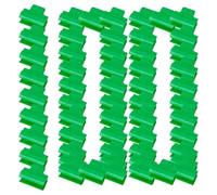 Abrazaderas Para Jardín | 100 Piezas De Grapas Exteriores Resistentes - Sujeciones Duraderas, Herramientas De Soporte Y Accesorios De Repuesto Para Cultivo En Invernadero Interior Y