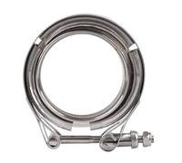 Abrazaderas para mangueras de acero inoxidable, Abrazadera de banda en V, abrazadera escape tubo bajada Turbo acero inoxidable, 2-4 pulgadas, 3 uds(3.5 inch)