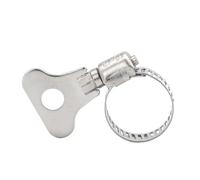 Abrazaderas para mangueras tipo llave, Key Type Hose Clamp Stainless Steel Adjustable 6-63mm Pack Of 50-150 Pcs(6-12mm 150pcs)