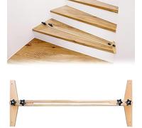 Abrazaderas para peldaños de escalera, herramientas de diseño de estantes, herramientas de ajuste y medición de escaleras, plantillas de banda de rodadura de escalera y división