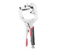 Abrazaderas para tornillo de banco - Capacidad de mandíbula ajustable, diseño de mango de bloqueo | Abrazadera de acero duradera para soldar reparación de carpintería -taller, soporte para tubos de