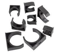 Abrazaderas para tuberías de agua en forma de U, Abrazaderas for conductos de PVC Multicolor ID 20-40 mm 100 piezas(Inner Dia 32mm)