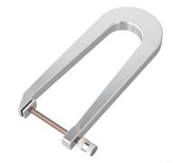Abrazaderas profesionales Luthier para violín y violonchelo de aluminio, incluye cinco tamaños diferentes, desde 8,3 cm hasta 24 cm, plata (profundidad 15,3 cm)