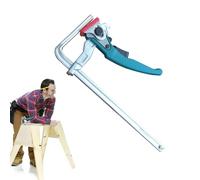 Abrazaderas Rápidas,Abrazadera de Trinquete | Abrazadera de trinquete portátil para carpintería | Abrazaderas de sierra de vía rápida, abrazadera F de riel guía, herramientas de mesa MFT de acero de a