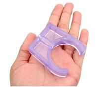 Abrazaderas U UPVC Azul Transparente Soporte Tubería Riego Jardín
