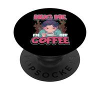 Abrázame, estoy fuera del café Cita divertida de abstinencia de cafeína PopSockets PopGrip Adhesivo