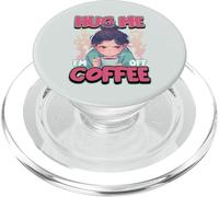 Abrázame, estoy fuera del café Cita divertida de abstinencia de cafeína PopSockets PopGrip para MagSafe