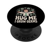 Abrázame I Grow Gérmenes Microbiólogo PopSockets PopGrip Adhesivo