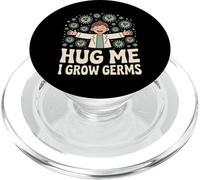 Abrázame I Grow Gérmenes Microbiólogo PopSockets PopGrip para MagSafe