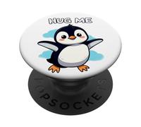 Abrázame, pingüino PopSockets PopGrip Adhesivo